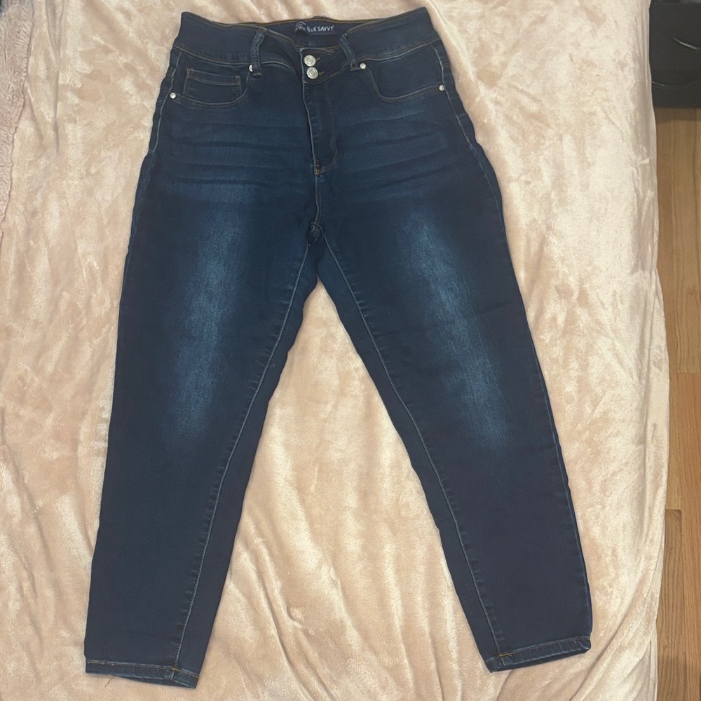 Blue Savvy | Women's Dark Blue Jeans | Size 13/31